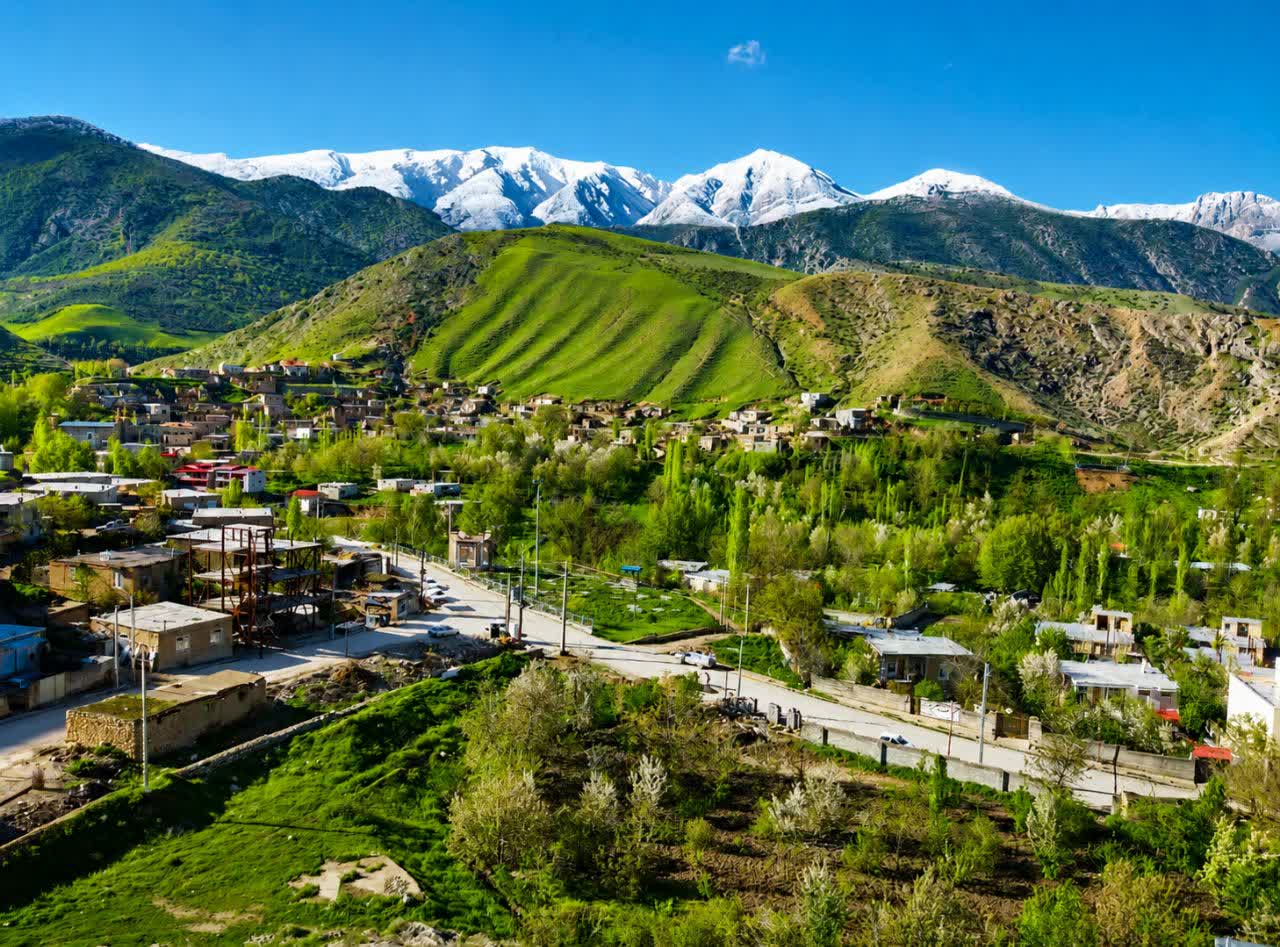 طبیعت کوهستانی روستای درکش