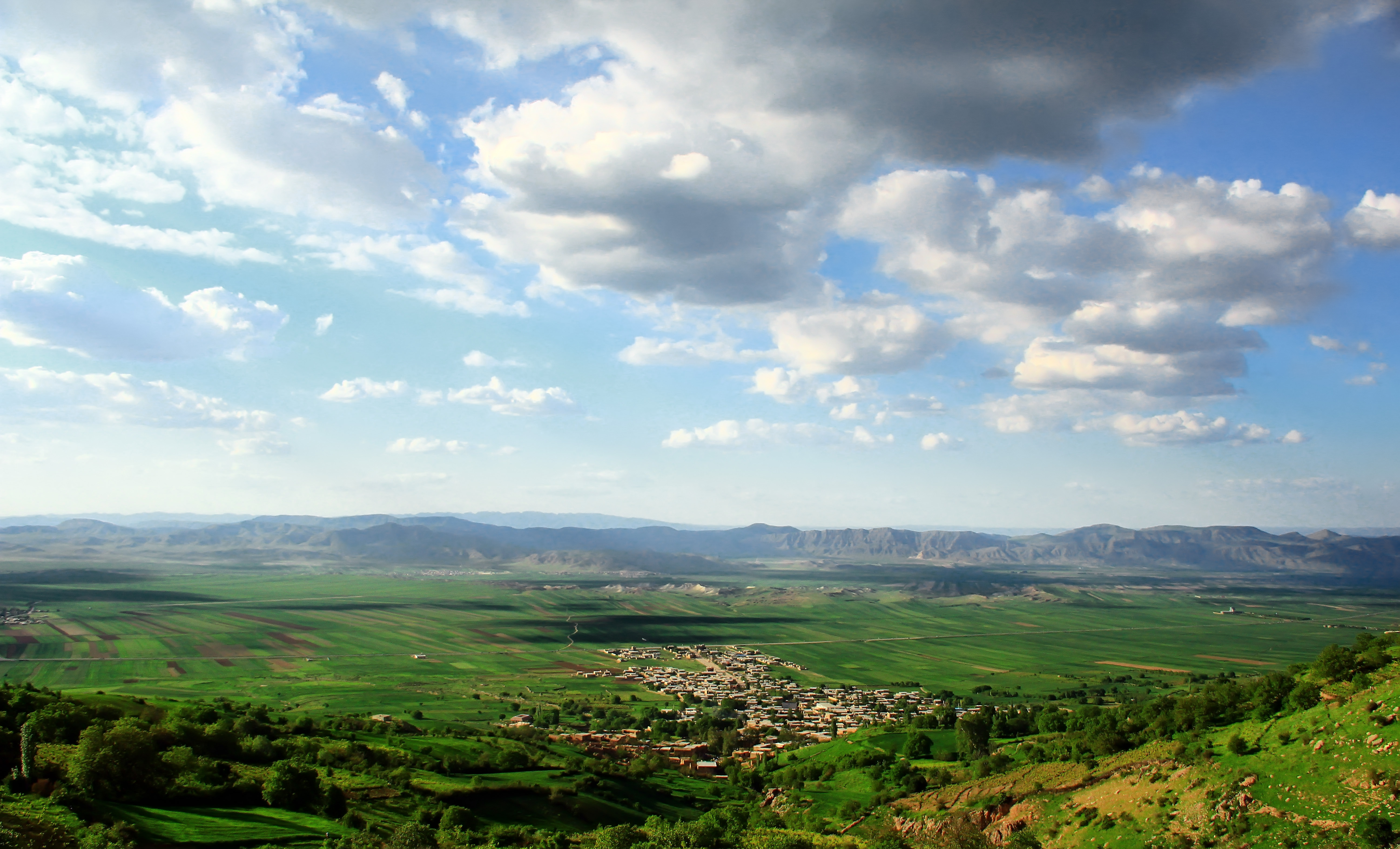 نمای روستای کشانک