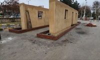 آماده سازی تونل گل در شهربازی