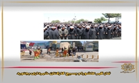 نماز ظهر عاشورا و بسیج کارکنان شهرداری بجنورد